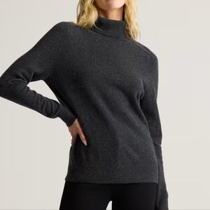 Dark Grey Cashmere Turtleneck